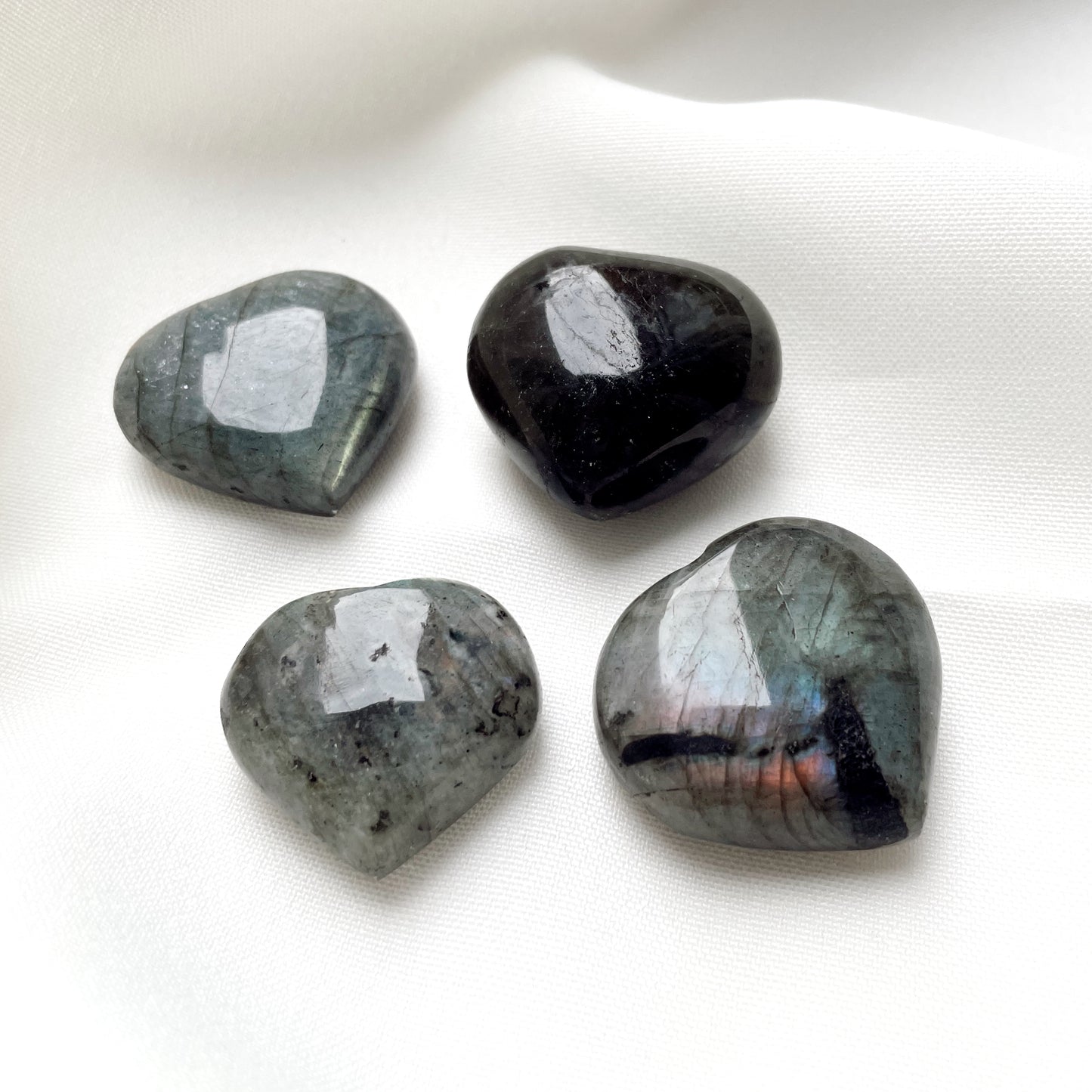 Coeur en Labradorite